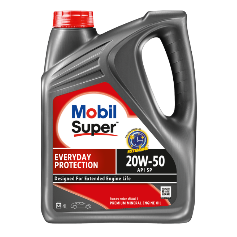 Mobil Super Everyday Protection 20W-50 - Premium Mineral Engine Oil