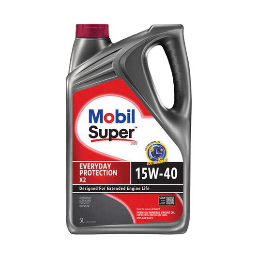 Mobil Super 1000 X2 15W-40 - Mineral Engine Oil