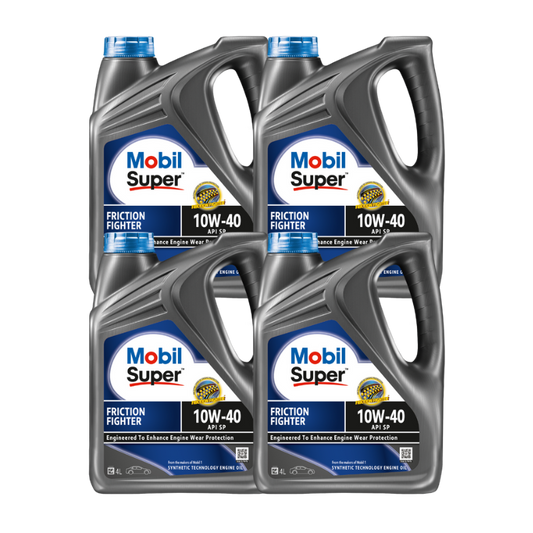 Mobil Super Friction Fighter 10W-40 4L (Carton 4 x 4L)
