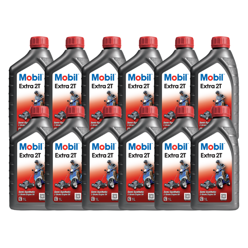 Mobil Extra 2T (Carton 12 x 1L) Mobil Lubricants