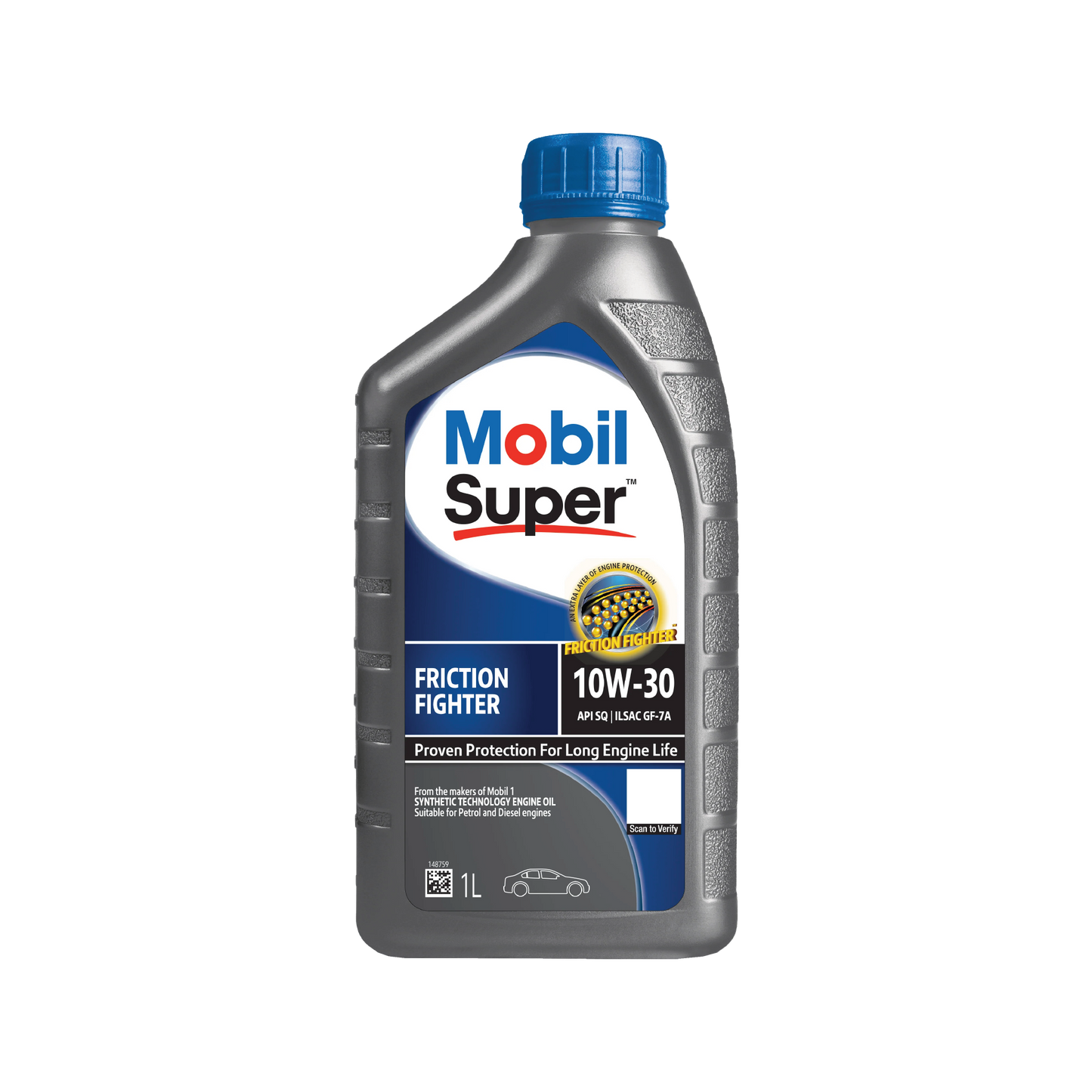 Mobil Super Friction Fighter 10W-30 - Synthetic Engine Oil