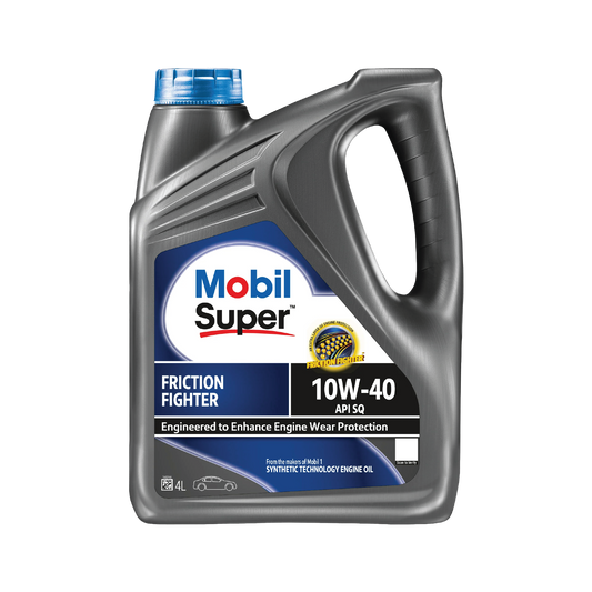 Mobil Super Friction Fighter 10W-40 - Synthetic Engine Oil