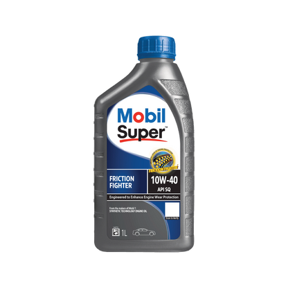 Mobil Super Friction Fighter 10W-40 - Synthetic Engine Oil