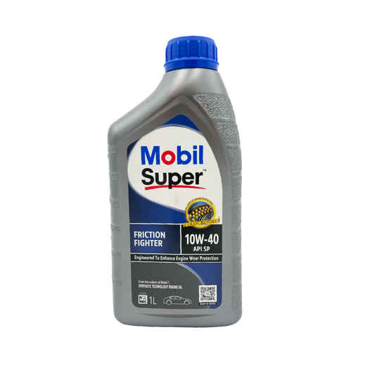 Mobil Super Friction Fighter 10W-40 - Synthetic Engine Oil 1LT