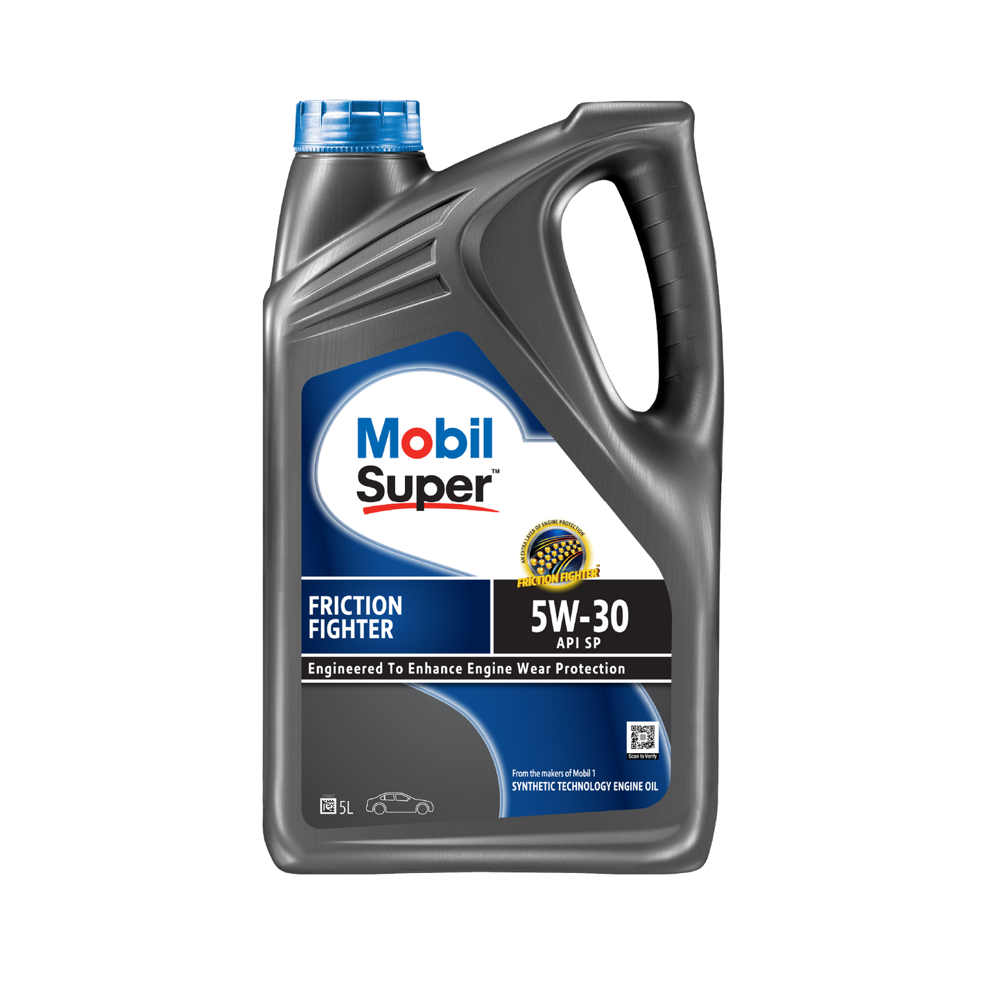 Mobil Super Friction Fighter 5W-30 - Synthetic Engine Oil 5LT