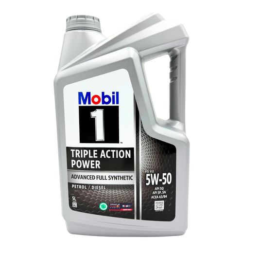 Mobil 1 FS X2 5W-50 - Advanced Full Synthetic Engine Oil 5LT